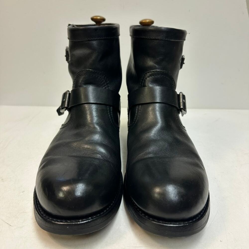 NEW HEELS Ralph Lauren Purple Label Motorcycle Engineer Boots Made in Italy 10 D - Picture 4 of 12